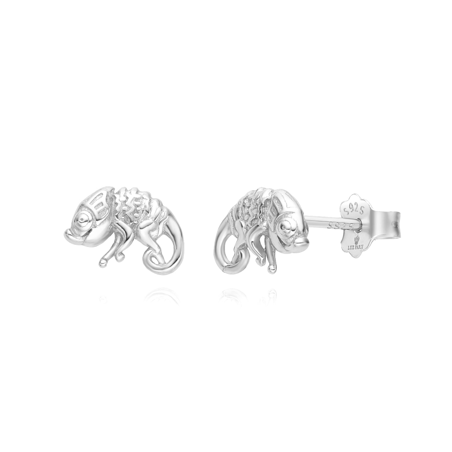 Pendientes Plata 925mls Camaleón | animales