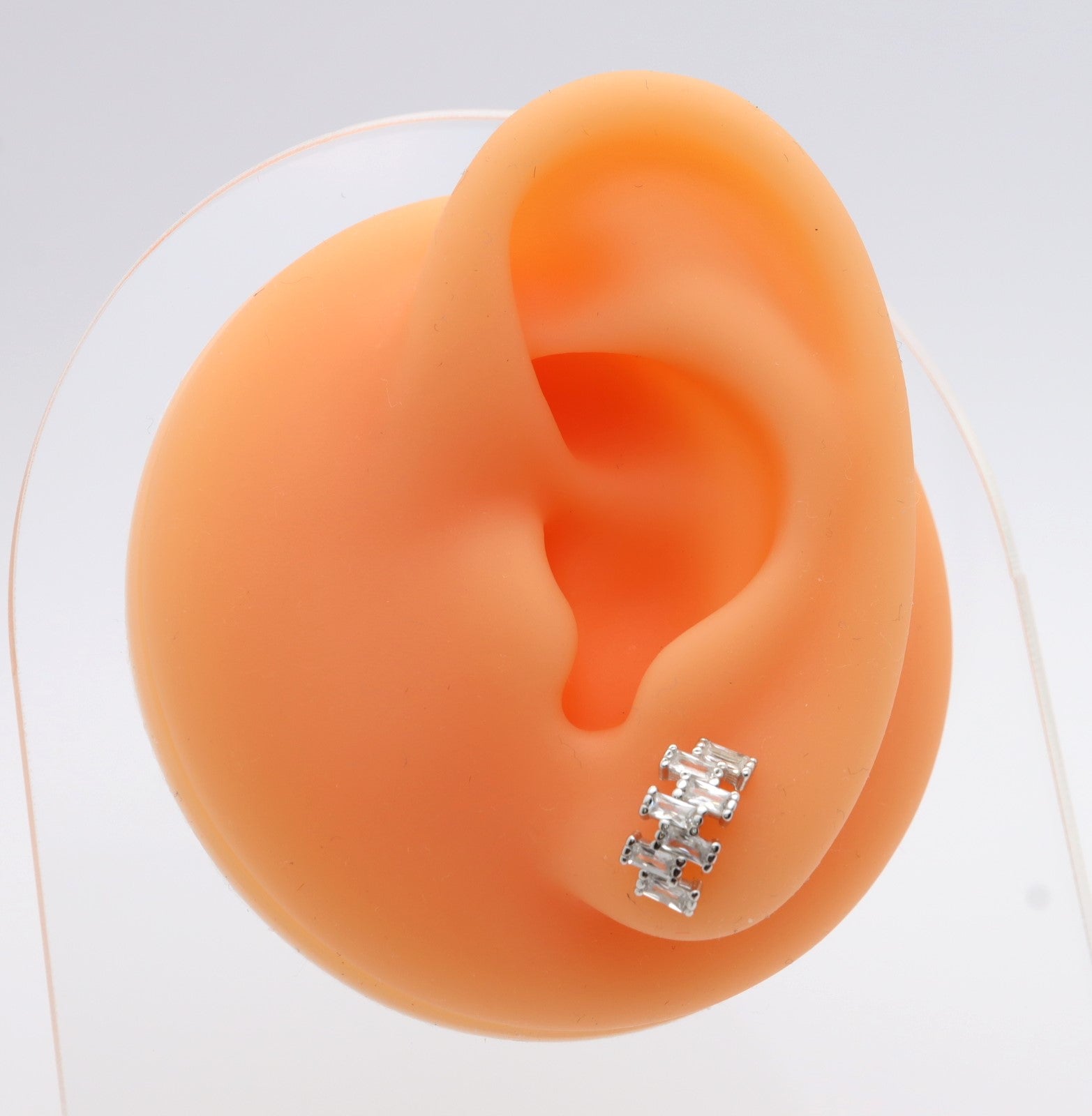 Pendientes Plata 925mls Circonitas blancas