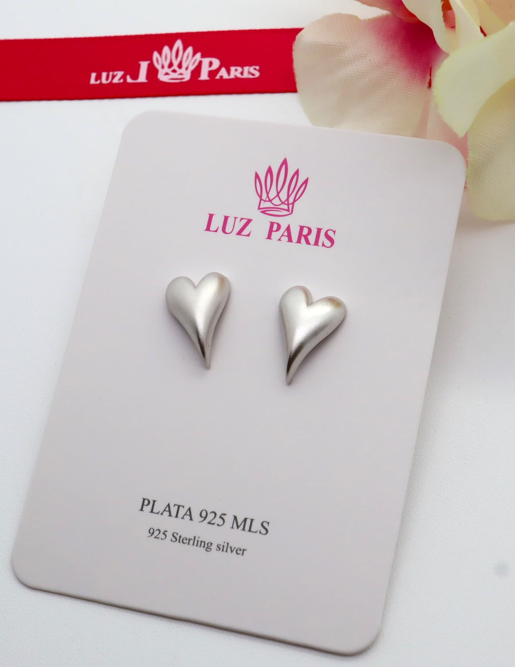 Pendientes Plata 925mls Corazón diseño original