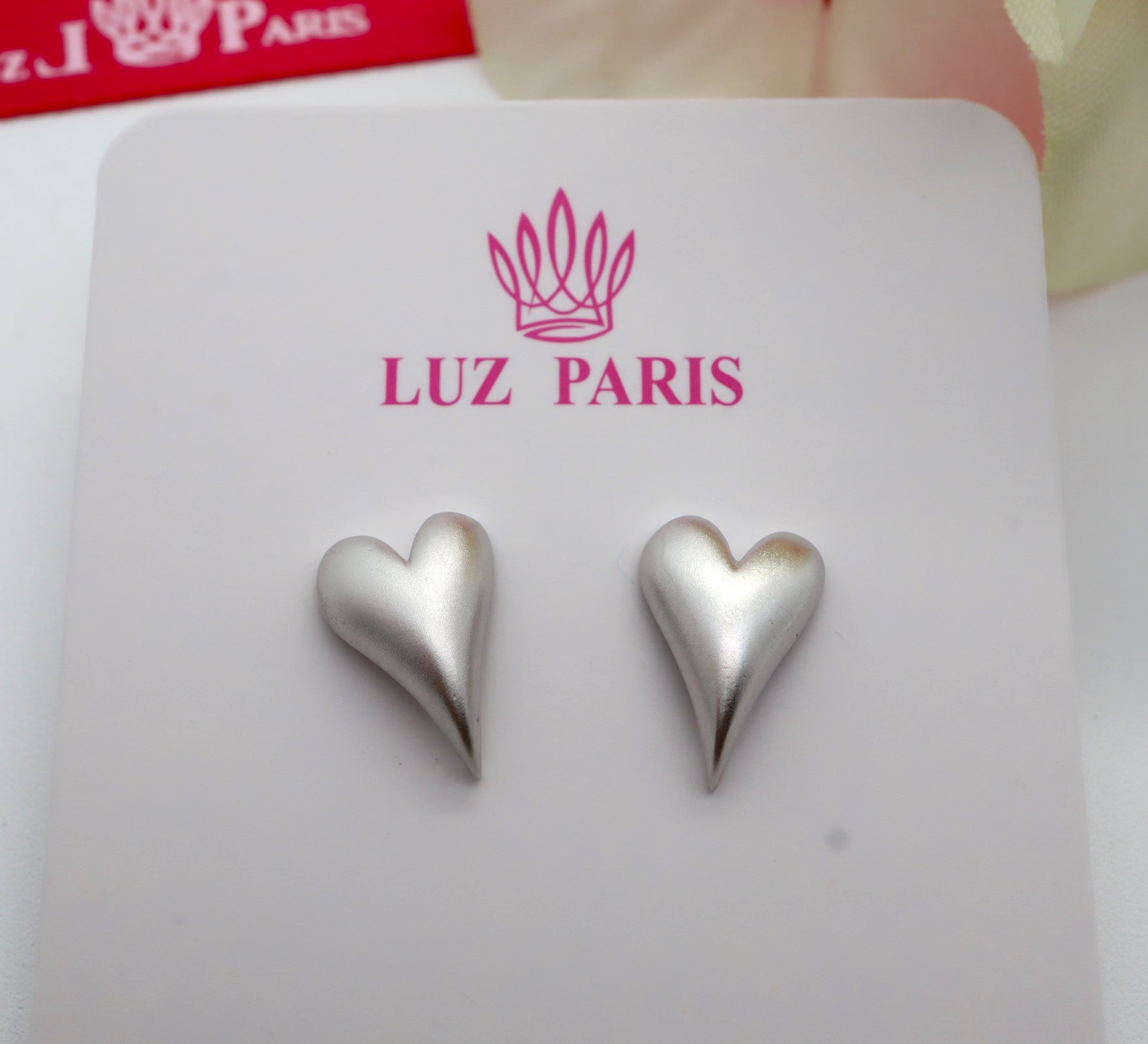 Pendientes Plata 925mls Corazón diseño original