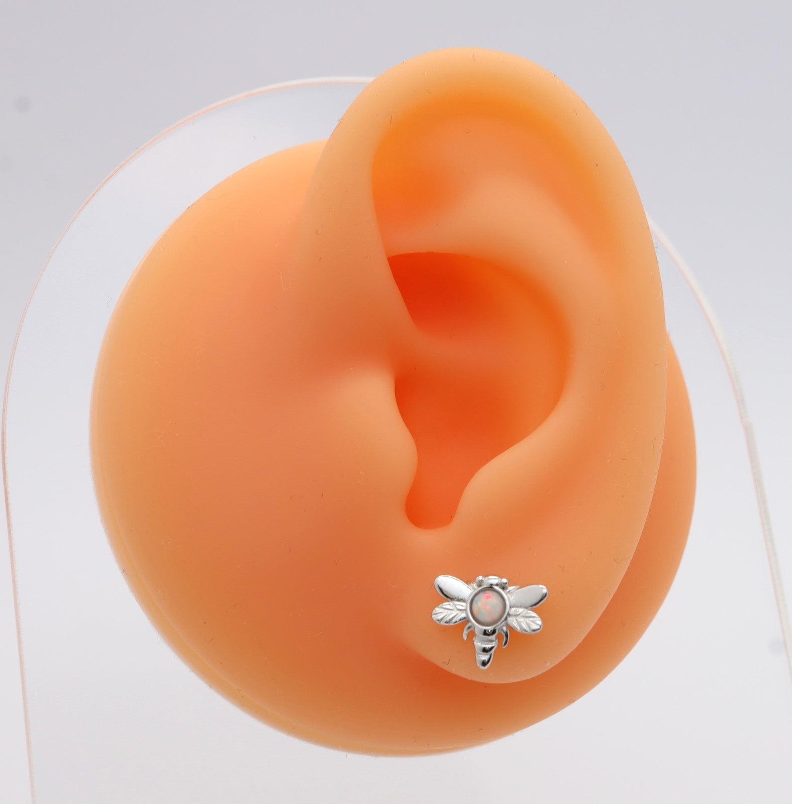 Pendientes Plata 925mls Libélula ópalo lab.