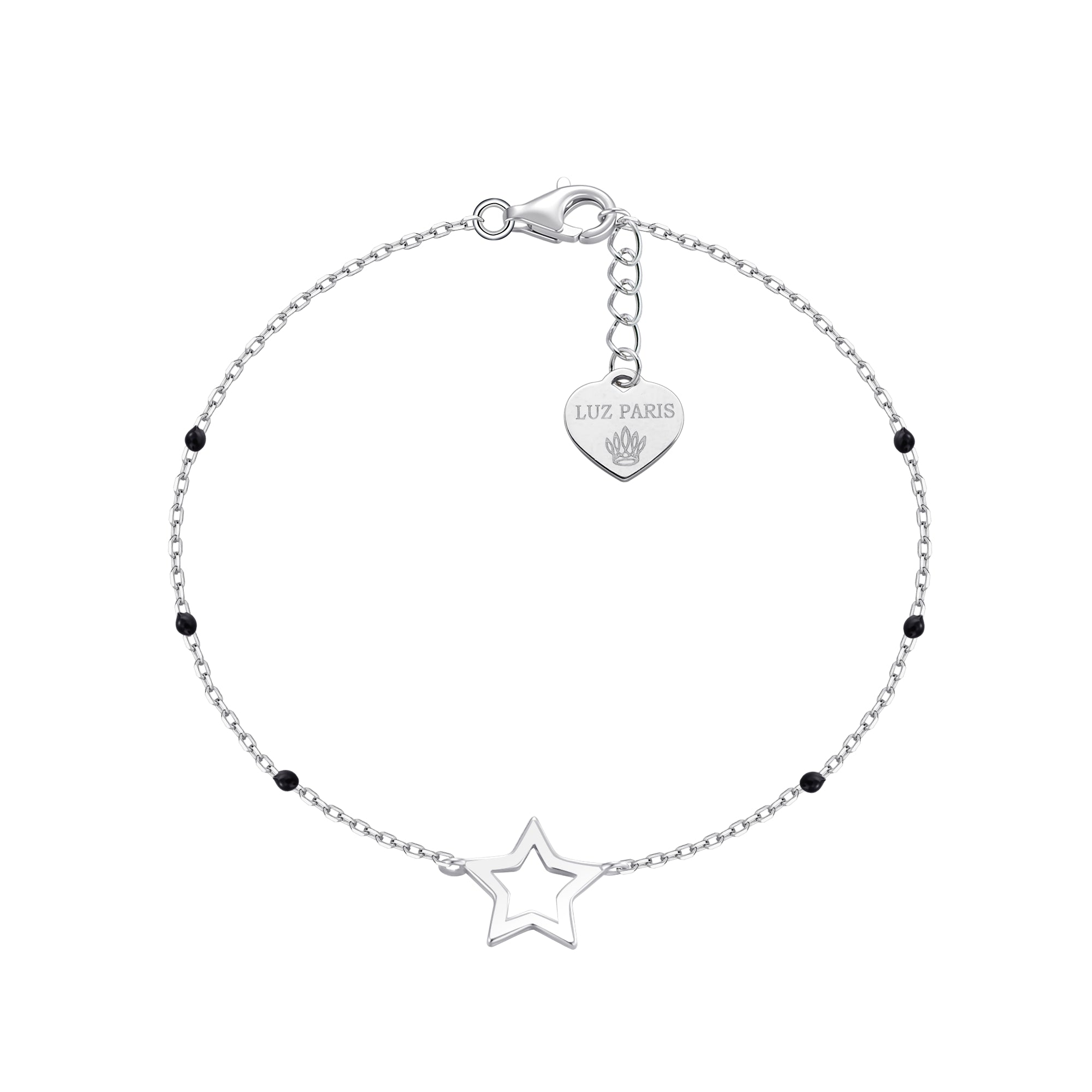 Pulsera Plata 925 con Estrella | Joyería Minimalista Mujer | Regalo Simbólico Hecho a Mano | Pulsera Ajustable Plata de Ley