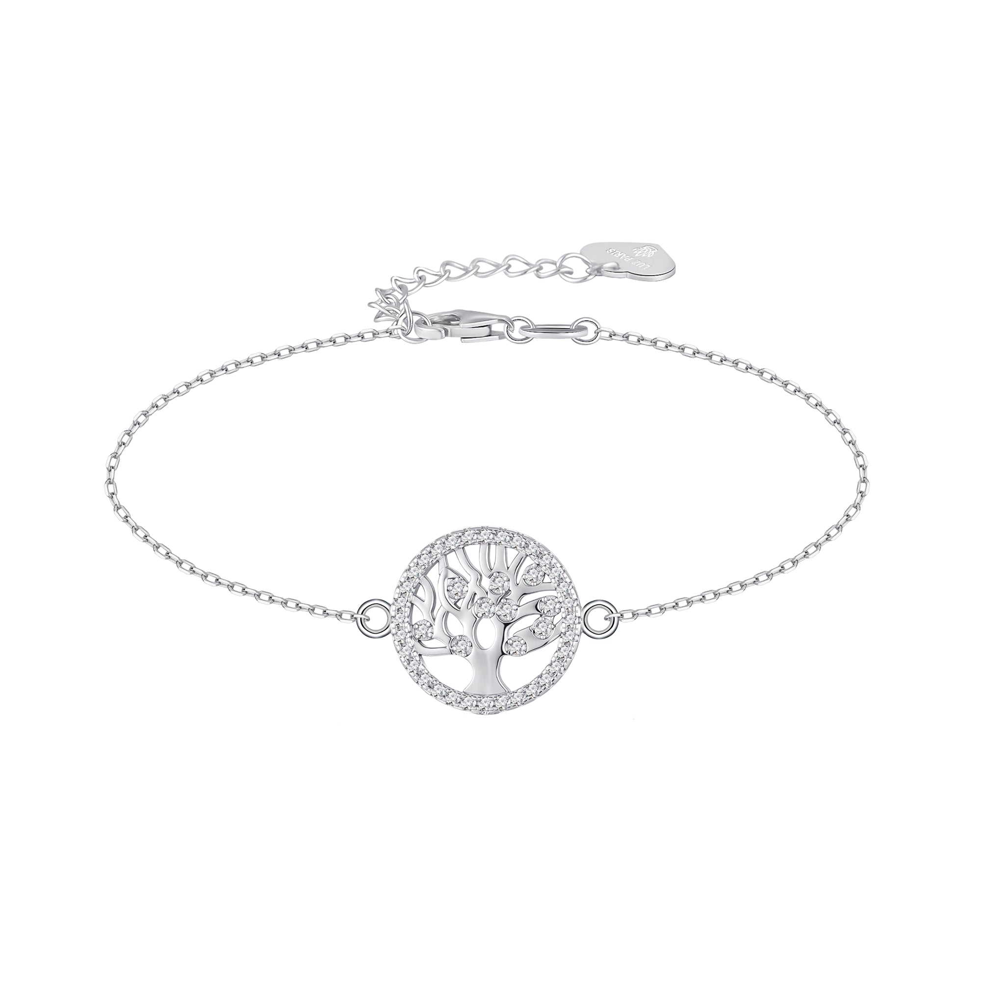 Pulsera Plata 925 Árbol de la Vida Ajustable | Amuleto Protección Mujer | Regalo Significativo Joyería Fina Hecha a Mano