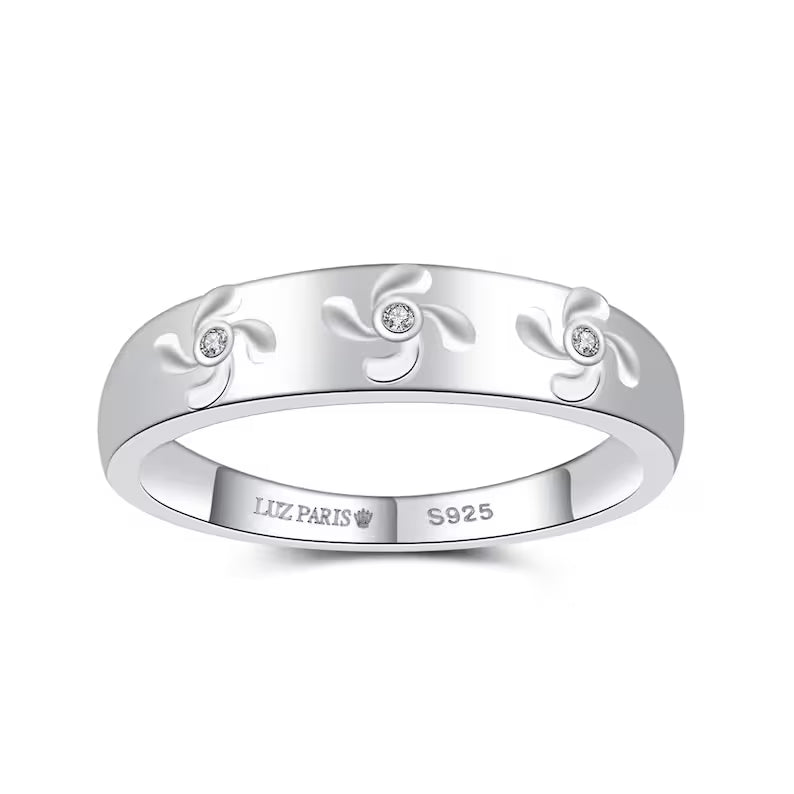 Anillo Plata 925mls Lauburu vasco (6 tallas disponible)