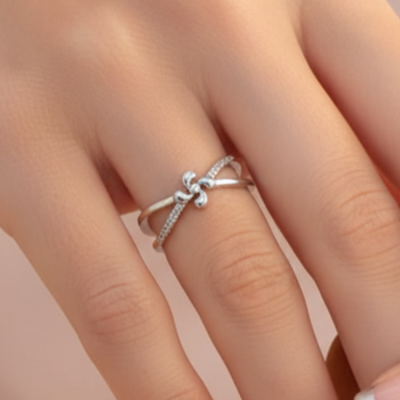 Anillo Plata 925 Lauburu Vasco – Diseño Exclusivo de Identidad Vasca – Joya Artesanal (6 Tallas disponible)