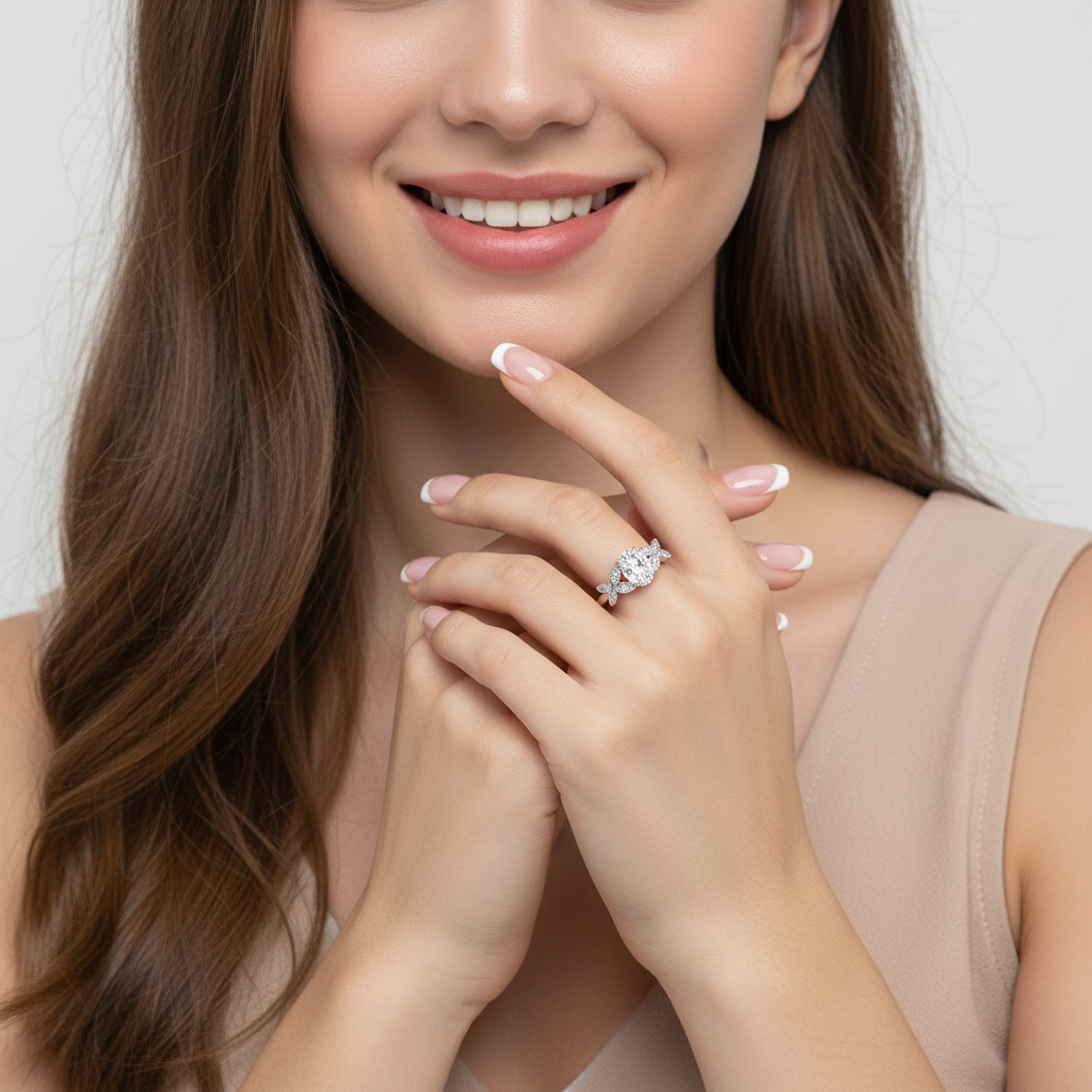 Anillo Plata 925mls Circonita Blanca mariposas