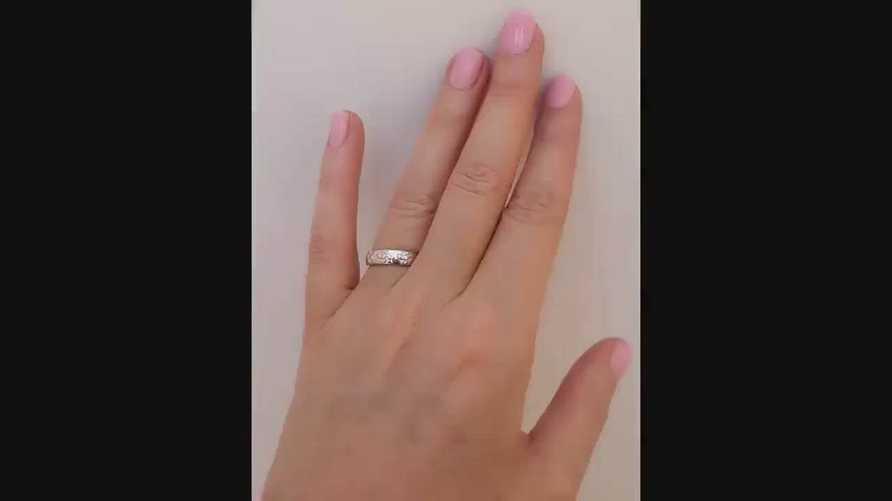 Anillo Plata 925mls Lauburu vasco (6 tallas disponible)